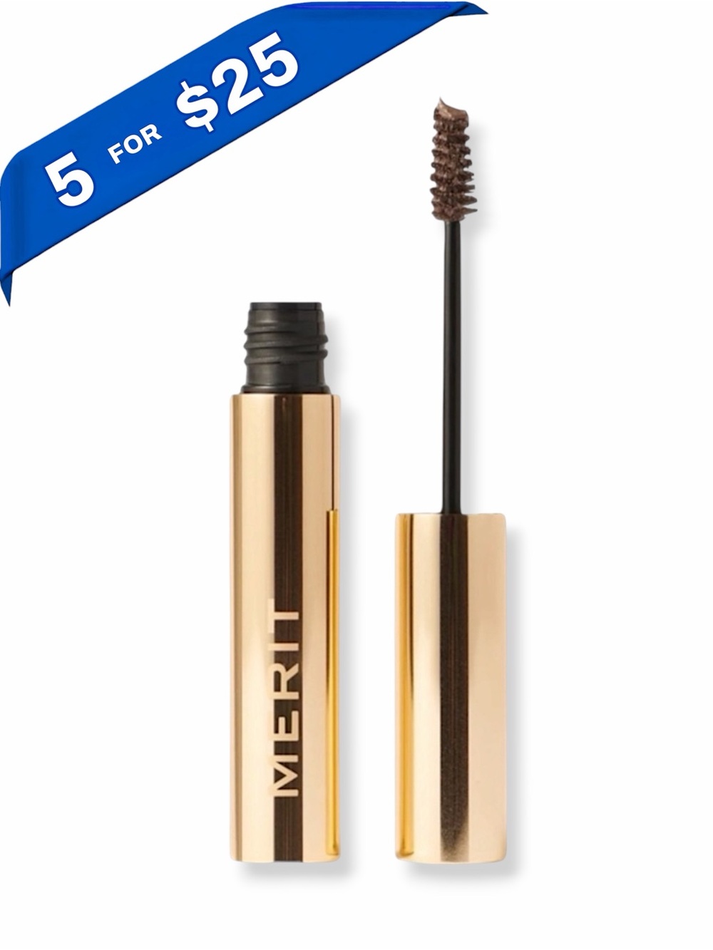 ⚡️ MERIT 
Brow 1980 Volumizing Tinted Eyebrow Gel-Pomade in Brown Black